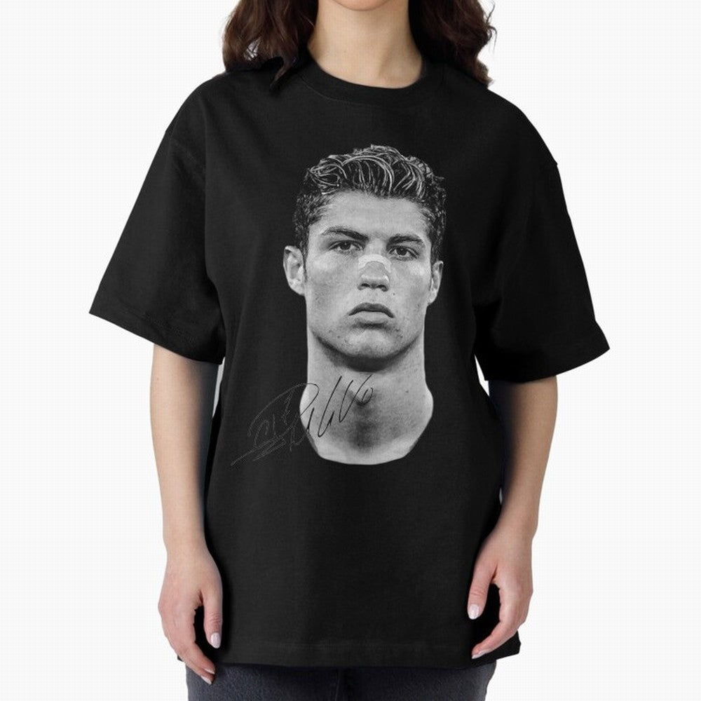 CR7 - Streetwear Clothing | Oversized T-Shirt Join FIFA World Cup 2026 for Fans of Neymar, Haaland and Cristiano Ronaldo and Spain and Netherlands, Bringing Championship Spirit, Famous Goals, Roaring Crowds and International Football Unity; Perfect