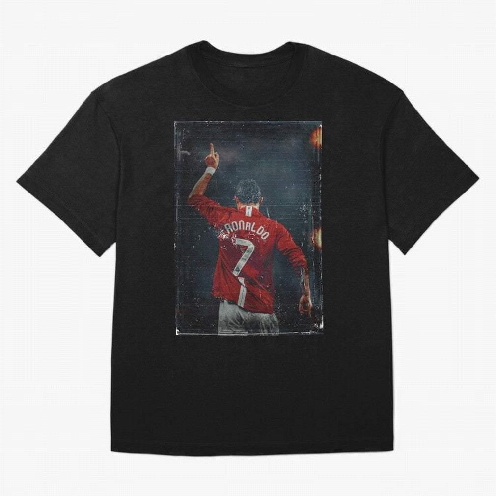 Cristiano Ronaldo Vintage Oversized T-Shirt Relive the Noise and Pride of Global Football Passion for FIFA World Cup 2026 USA Canada Mexico, Inspired by Neymar, Haaland and Cristiano Ronaldo, Argentina and Brazil, Stadium Memories, Football