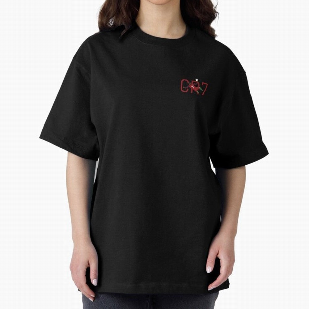 Ronaldo Oversized T-Shirt Represent the Passion of Match Day Hype around FIFA World Cup 2026, Cristiano Ronaldo, Argentina and Brazil, Stadium Chants, National Pride, Trophy Dreams and Unforgettable Football Memories; Perfect for Supporters Who