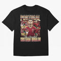 Cristiano Ronaldo Portugal Vintage Oversized T-Shirt Represent Football Lovers during FIFA World Cup 2026 USA Canada Mexico Spirit, Inspired by Portugal, CR7, Classic Soccer Heritage, Championship Pressure, Fan Loyalty and International Pride;