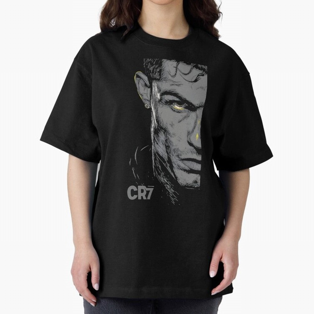 Cristiano Ronaldo Goat 7 Oversized T-Shirt Remember Iconic Moments from FIFA World Cup 2026 USA Canada Mexico Capturing CR7, France Energy, Fan Favorite Moments, National Team Passion, Big Match Drama and Soccer History; Great for Supporters Who