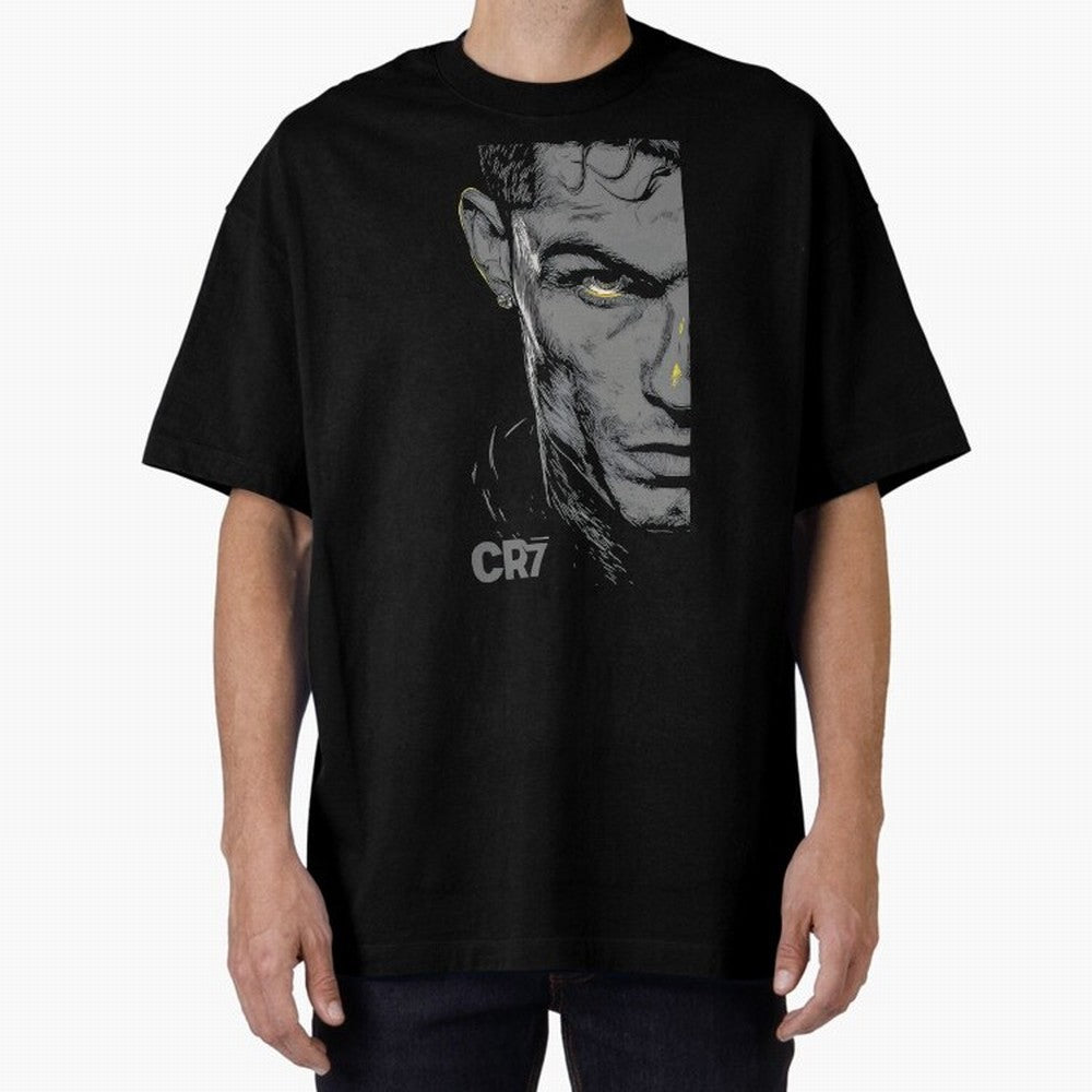 Cristiano Ronaldo Goat 7 Oversized T-Shirt Remember Iconic Moments from FIFA World Cup 2026 USA Canada Mexico Capturing CR7, France Energy, Fan Favorite Moments, National Team Passion, Big Match Drama and Soccer History; Great for Supporters Who
