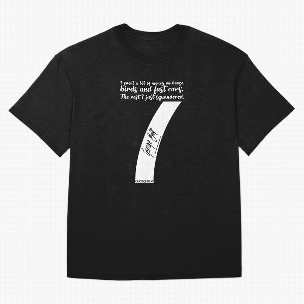 Legend of The Red George Best Number Seven Oversized T-Shirt Follow Every Goal of the FIFA World Cup 2026 USA Canada Mexico Journey through Mbappe and Neymar Highlights, Argentina, France and Brazil Pride, Championship Spirit, Famous Goals, Roaring