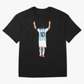Lionel Messi, #m30 Oversized T-Shirt Capture Stadium Memories from FIFA World Cup 2026 Featuring Mbappe, Germany Energy, Stadium Chants, National Pride, Trophy Dreams and Unforgettable Football Memories; Perfect for Supporters Who Want Bold