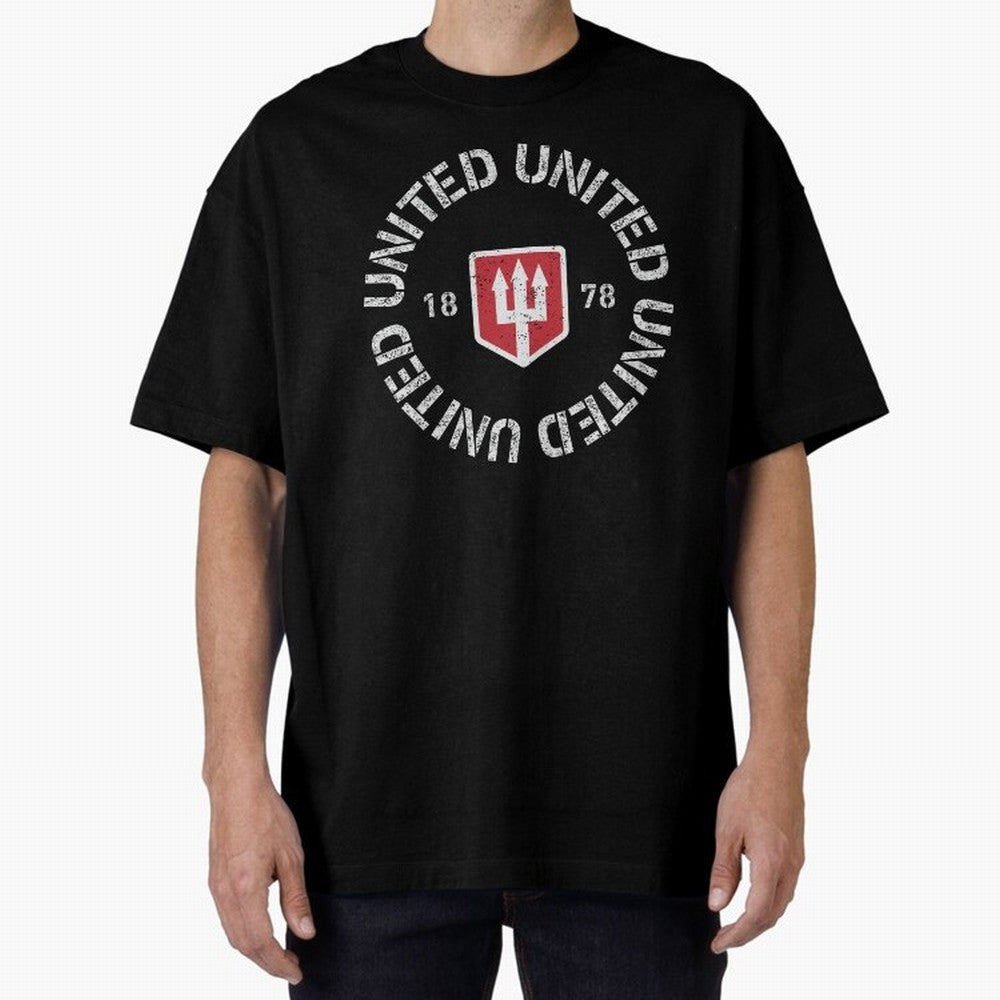 Manchester United Retro Vintage Oversized T-Shirt Bring Home FIFA World Cup 2026 for Fans of Mbappe and Neymar and Brazil, Portugal and Argentina, Bringing Soccer Culture, Superstar Moments, National Team Dreams and Competitive Fire; Ideal for Fans