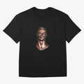 Cristiano Ronaldo Statue Oversized T-Shirt Join the Global Buzz around Match Day Hype around FIFA World Cup 2026, CR7 and Messi, England, France and Netherlands, Championship Spirit, Famous Goals, Roaring Crowds and International Football Unity;