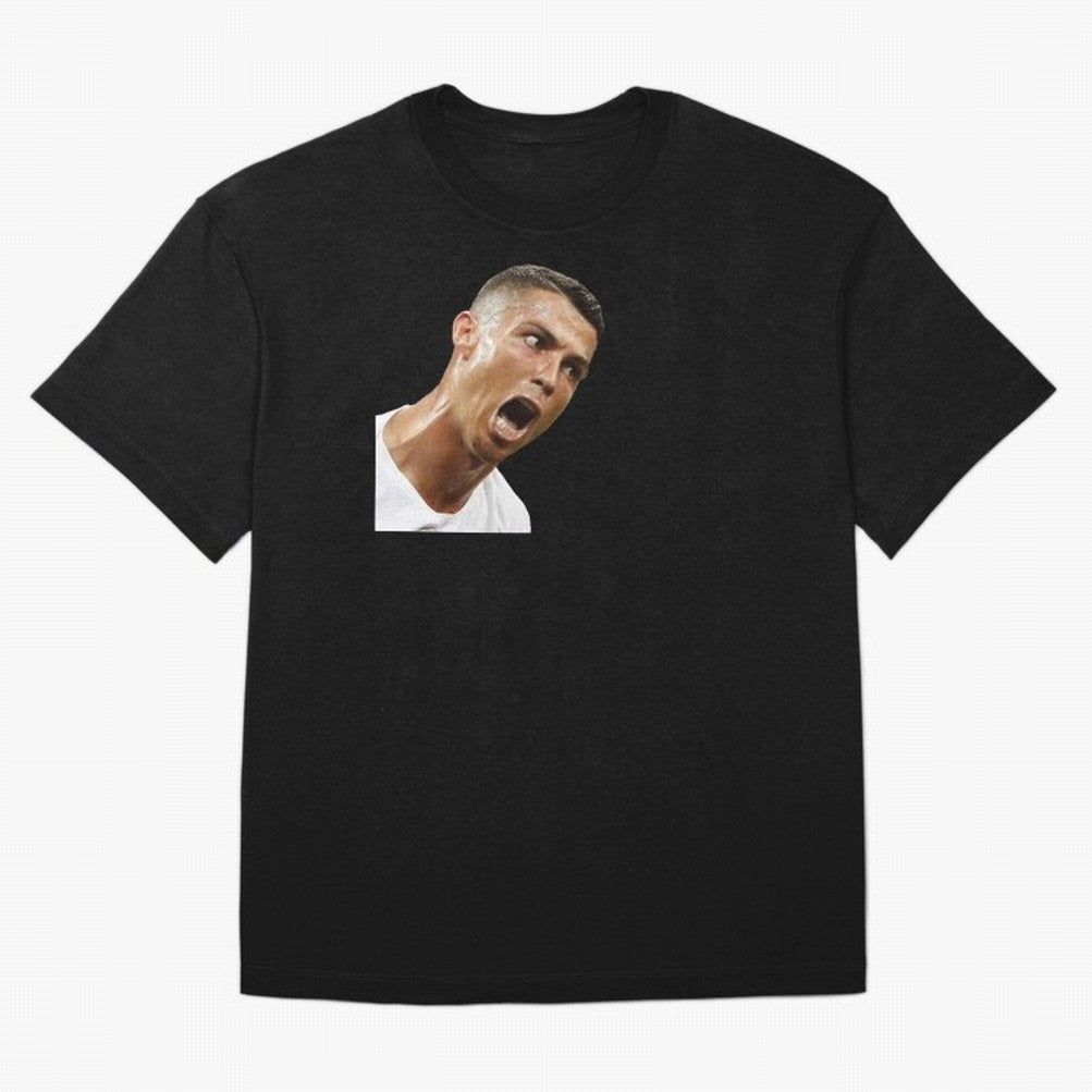 cristiano ronaldo siuuu meme Oversized T-Shirt Show Your Love for Global Football Passion for FIFA World Cup 2026 Group Stage, Driven by Messi, France, Football Festival Excitement, Trophy Ambitions, Country Rivalries and Star Player Buzz; Ideal