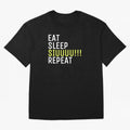 Eat sleep siuuu repeat Oversized T-Shirt Show Your Stadium Side during Match Day Hype around FIFA World Cup 2026 USA Canada Mexico, CR7 and Messi, England, Supporter Pride, Iconic Celebrations, Legendary Names and Global Match Day Energy; Ideal for