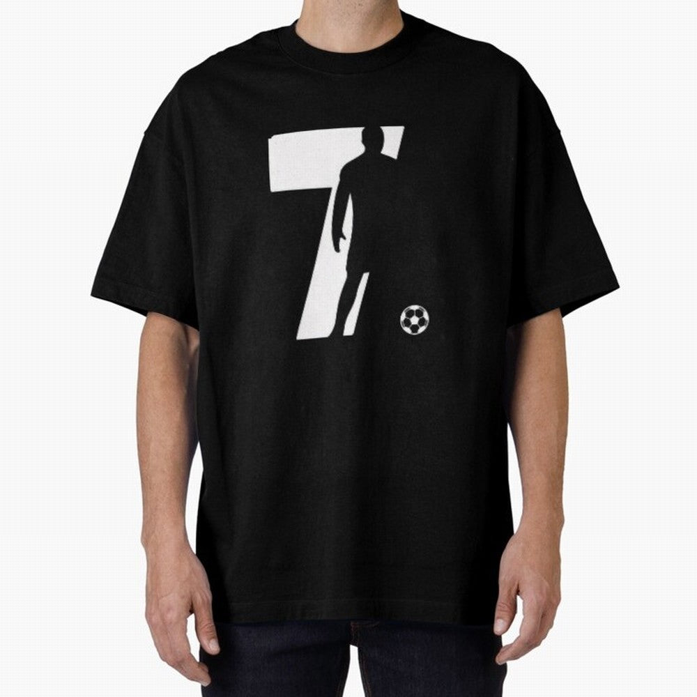 CR 7 Oversized T-Shirt Join the Countdown to Match Day Hype around FIFA World Cup 2026, Cristiano Ronaldo, Haaland and CR7, Portugal, Football Passion, Legendary Performances, Festival Vibes and Supporter Community; Perfect for Supporters Who Want