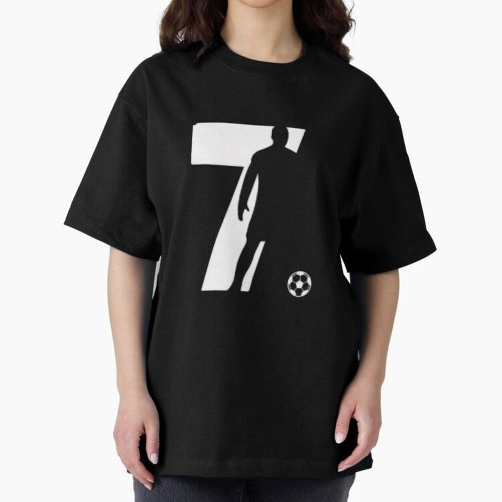 CR 7 Oversized T-Shirt Join the Countdown to Match Day Hype around FIFA World Cup 2026, Cristiano Ronaldo, Haaland and CR7, Portugal, Football Passion, Legendary Performances, Festival Vibes and Supporter Community; Perfect for Supporters Who Want