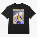 Ronaldo Al-Nassr Football Club - Oversized T-Shirt Support FIFA World Cup 2026 USA Canada Mexico Spirit, Filled with Brazil, Haaland and Mbappe, Stadium Chants, National Pride, Trophy Dreams and Unforgettable Football Memories; Perfect for