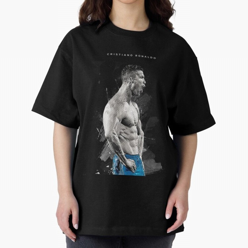 Cristiano Ronaldo Cristiano Ronaldo Oversized T-Shirt Cheer for Match Day Hype around FIFA World Cup 2026, Neymar, Haaland and Cristiano Ronaldo, Spain and Netherlands, Soccer Culture, Superstar Moments, National Team Dreams and Competitive Fire;