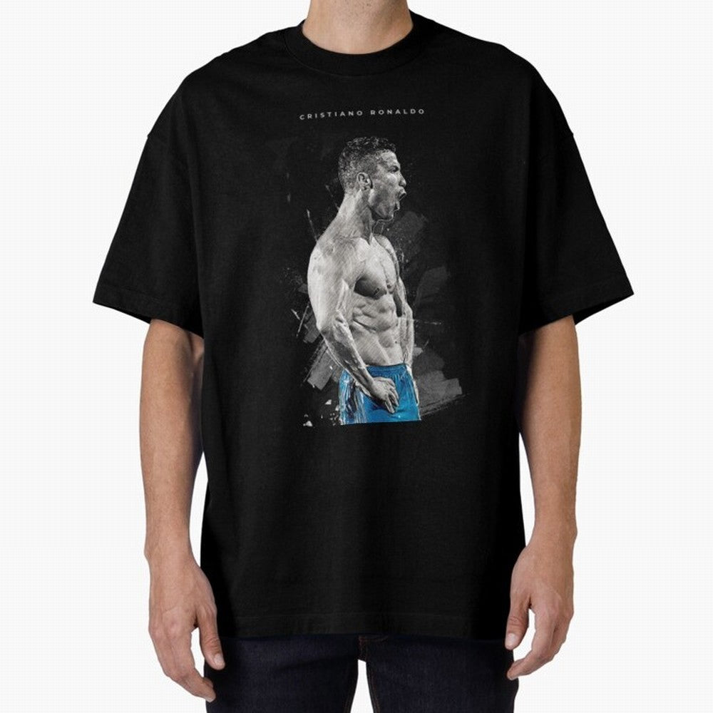 Cristiano Ronaldo Cristiano Ronaldo Oversized T-Shirt Cheer for Match Day Hype around FIFA World Cup 2026, Neymar, Haaland and Cristiano Ronaldo, Spain and Netherlands, Soccer Culture, Superstar Moments, National Team Dreams and Competitive Fire;