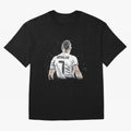 Cristiano ronaldo back Oversized T-Shirt Cheer through Every Moment of FIFA World Cup 2026 USA Canada Mexico Spirit, Highlighting Portugal, Mbappe, Retro Football Energy, Iconic Rivalries, Trophy Chase Drama and Stadium Atmosphere; Made for
