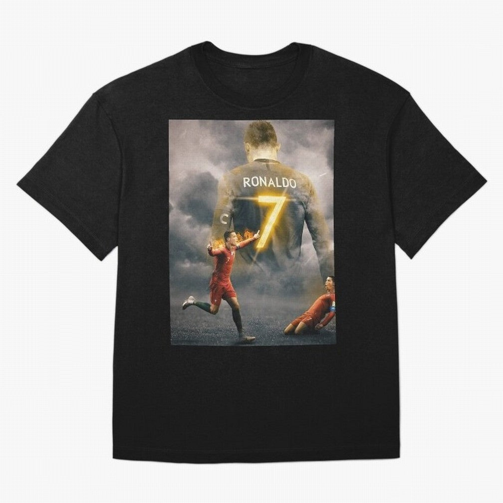 Aesthetic ronaldo poster Oversized T-Shirt Fuel Your Fan Pride for FIFA World Cup 2026 Group Stage Celebrating Messi, Neymar and Mbappe, England and Germany Energy, Sports Nostalgia, International Competition, Famous Players and Unforgettable