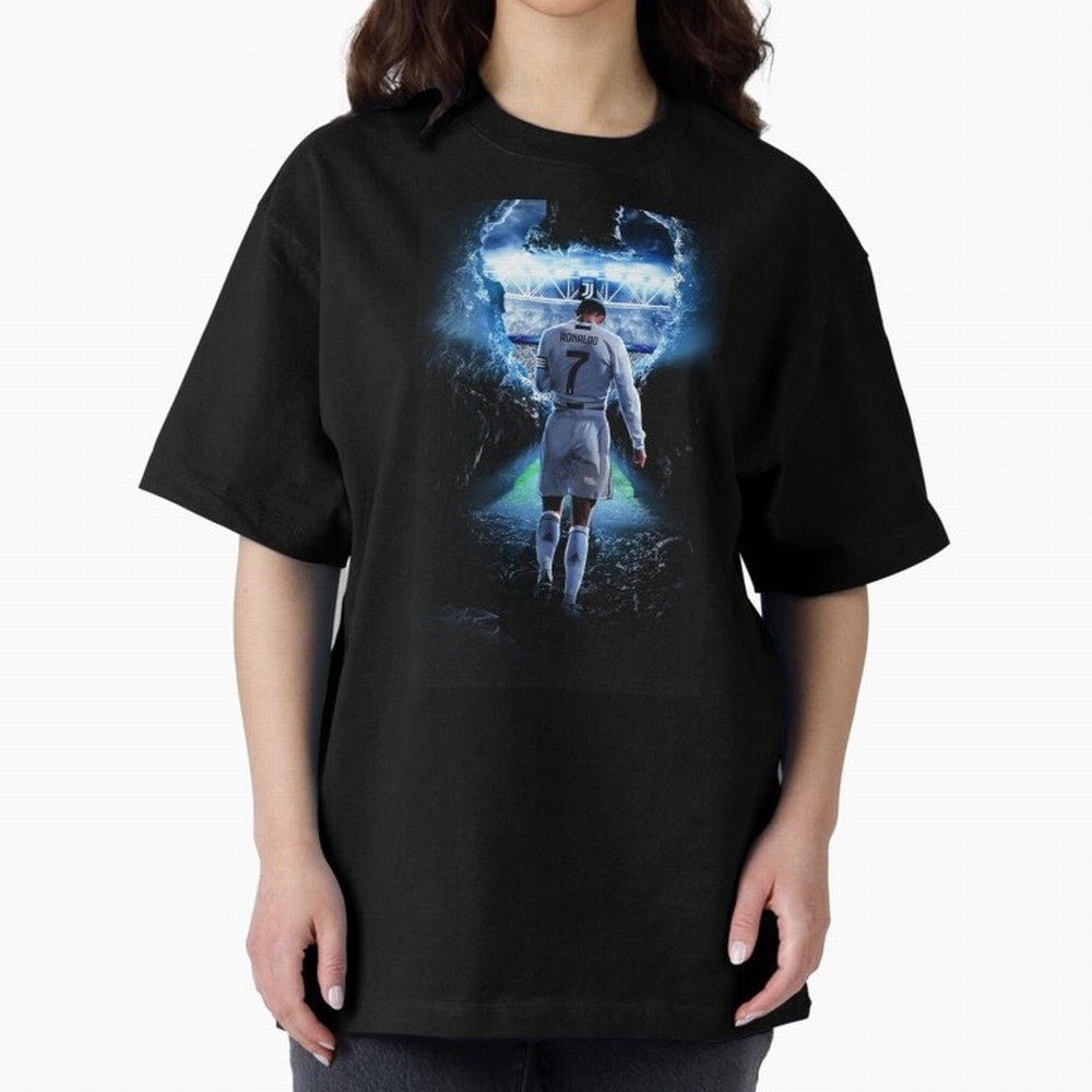 Football player Oversized T-Shirt Celebrate Football Dreams Across FIFA World Cup 2026 USA Canada Mexico Driven by Messi, England Energy, Game Day Rituals, Football Legends, Country Pride and the Road to the Final; Created for Match Day Parties,
