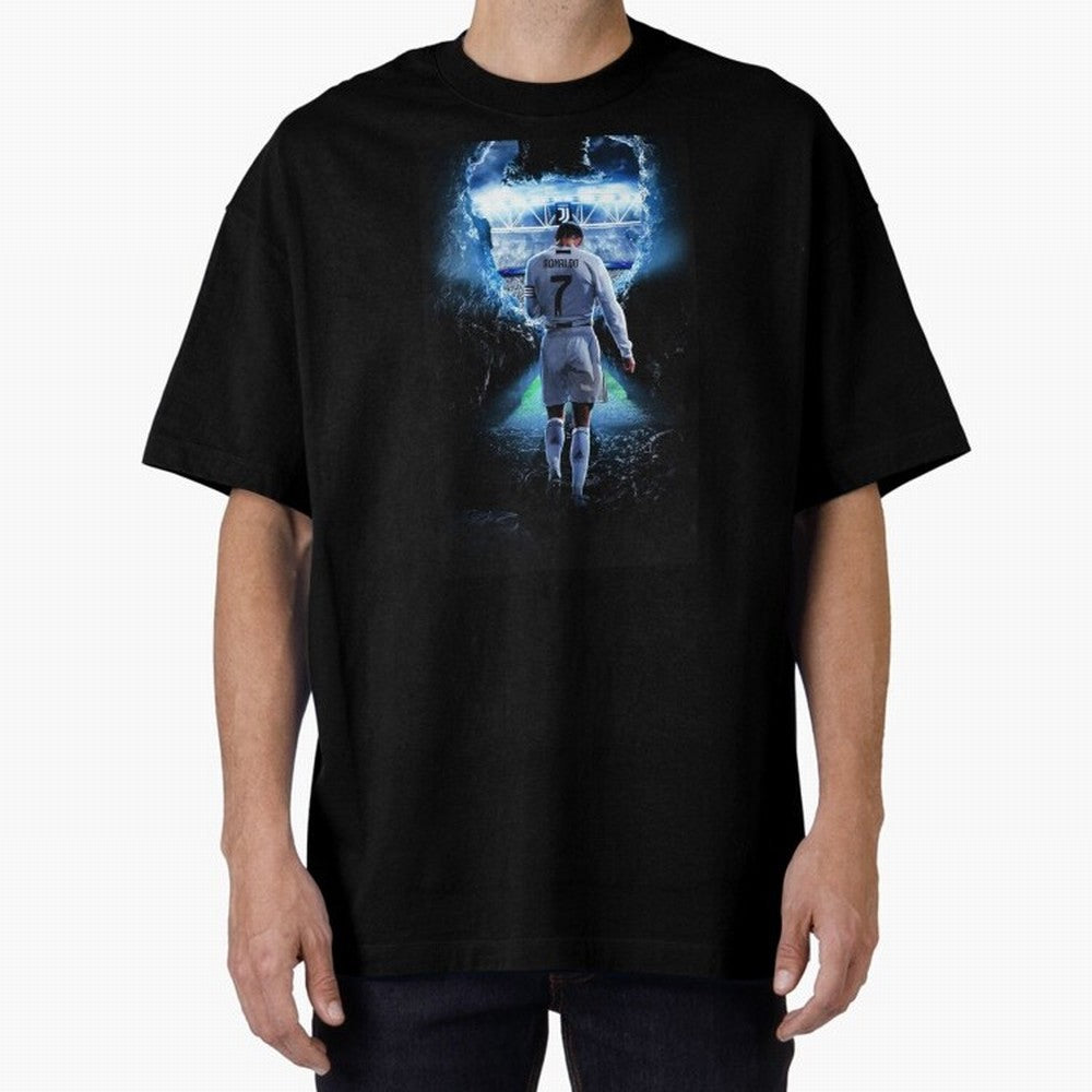 Football player Oversized T-Shirt Celebrate Football Dreams Across FIFA World Cup 2026 USA Canada Mexico Driven by Messi, England Energy, Game Day Rituals, Football Legends, Country Pride and the Road to the Final; Created for Match Day Parties,