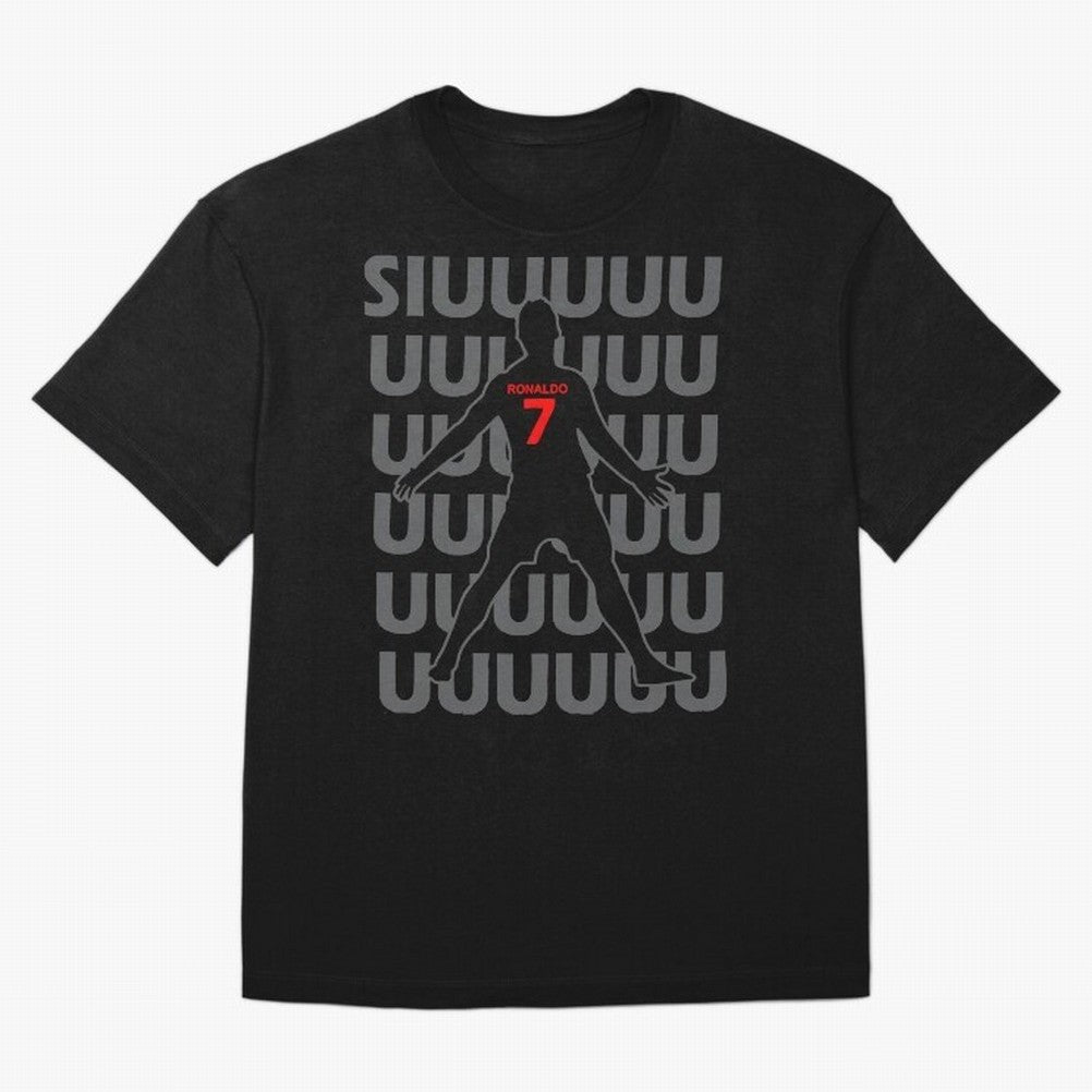 Siuuuuuu Cristiano Ronaldo Kids T-Shirt Oversized T-Shirt Carry National Pride through FIFA World Cup 2026 for Fans of Cristiano Ronaldo, Haaland and CR7 and Argentina and Brazil, Bringing Football History, Final Match Energy, Crowd Noise and Once
