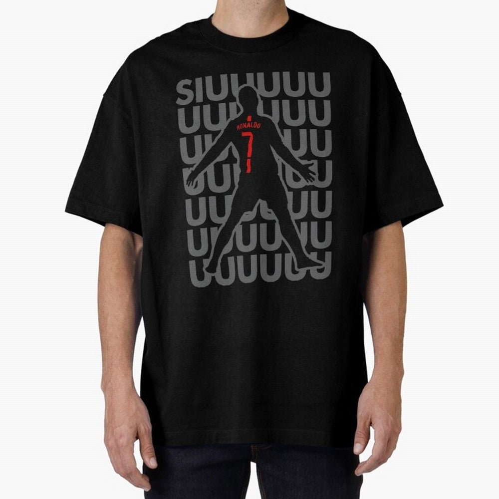 Cristiano Ronaldo 7 Classic Oversized T-Shirt Follow the Road to Match Day Hype around FIFA World Cup 2026 USA Canada Mexico, Neymar, France and Portugal, Supporter Pride, Iconic Celebrations, Legendary Names and Global Match Day Energy; Ideal for