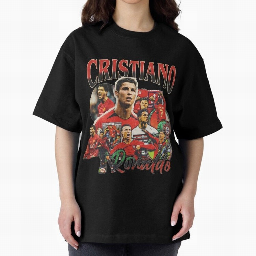 Retro Cristiano Ronaldo Oversized T-Shirt Turn Every Weekend Toward FIFA World Cup 2026 Group Stage for Fans of Neymar, Haaland and Cristiano Ronaldo and England, Bringing Champion Mindset, Group Stage Buzz, Knockout Tension and Passionate Fan