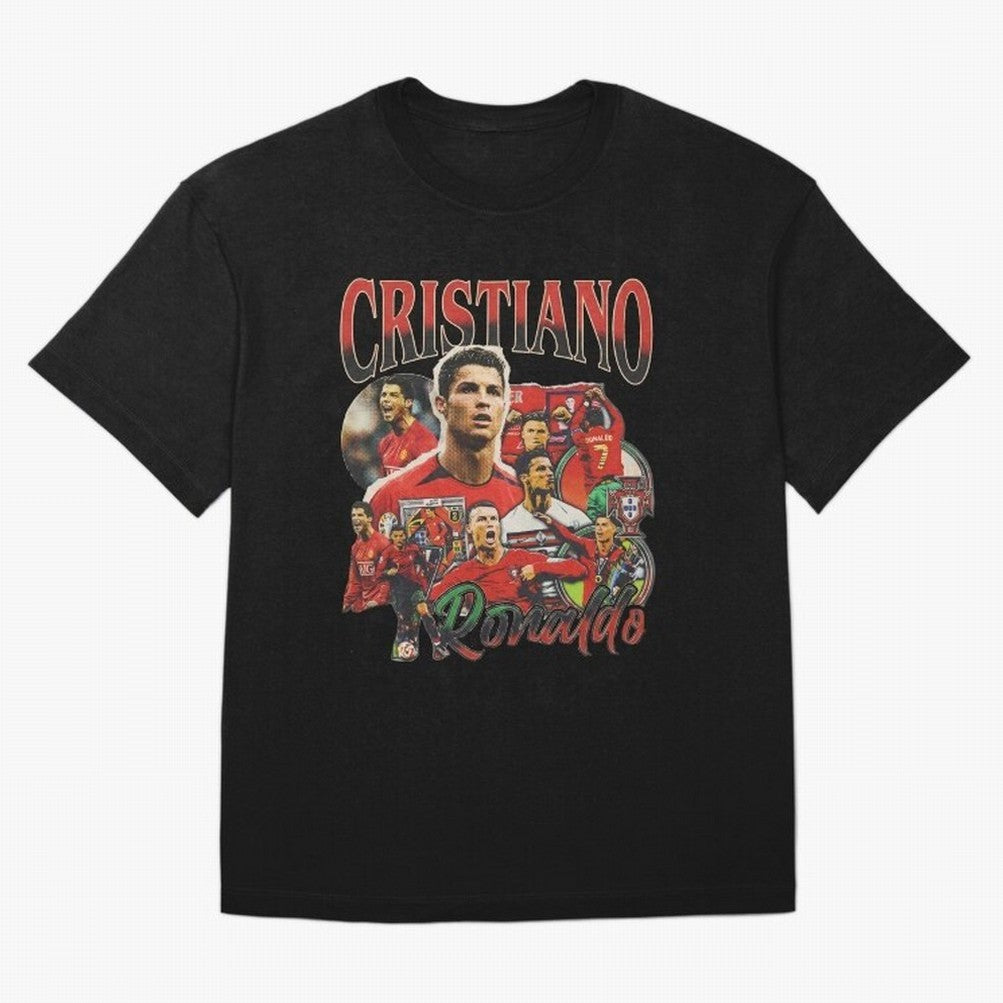 Retro Cristiano Ronaldo Oversized T-Shirt Turn Every Weekend Toward FIFA World Cup 2026 Group Stage for Fans of Neymar, Haaland and Cristiano Ronaldo and England, Bringing Champion Mindset, Group Stage Buzz, Knockout Tension and Passionate Fan