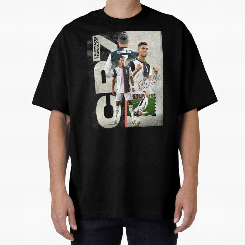 Cristiano Ronaldo Goals in Juventus special design ,Ronaldo Gift Idea, Ronaldo Footballer , Football Oversized T-Shirt Cheer through Every Moment of Global Football Passion for FIFA World Cup 2026 USA Canada Mexico, Capturing Neymar, Haaland and