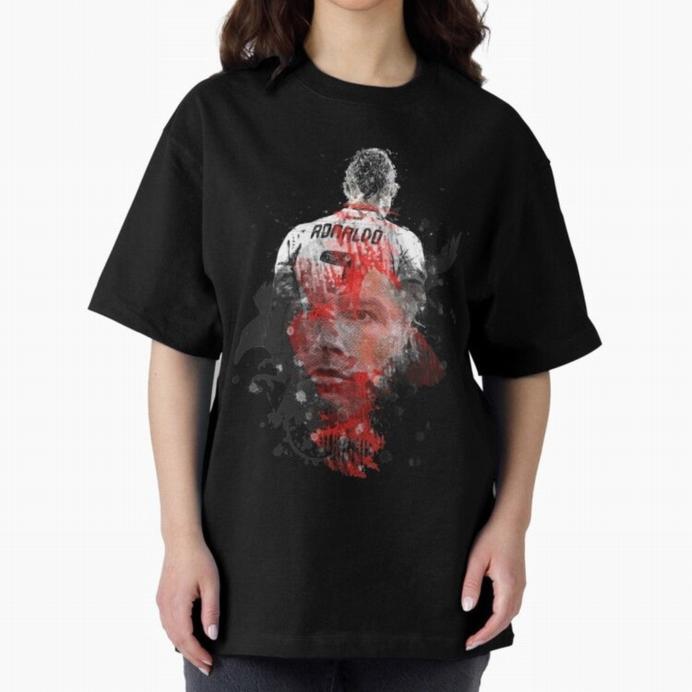 Cristiano Ronaldo Cristiano Ronaldo Oversized T-Shirt Create Global Football Passion for FIFA World Cup 2026 USA Canada Mexico, Featuring CR7, England, France and Netherlands, Tournament Hype, Historic Matchups, Family Viewing Parties and Global