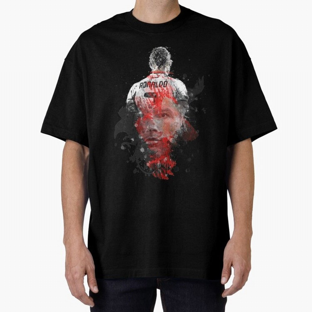Cristiano Ronaldo Cristiano Ronaldo Oversized T-Shirt Create Global Football Passion for FIFA World Cup 2026 USA Canada Mexico, Featuring CR7, England, France and Netherlands, Tournament Hype, Historic Matchups, Family Viewing Parties and Global