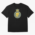 Al-Nassr Football Club - Oversized T-Shirt Honor the FIFA World Cup 2026 Journey through Haaland and Mbappe Highlights, Brazil, Portugal and Argentina Pride, Vintage Soccer Flavor, Modern Football Stars, National Flags and Final Night Emotion;