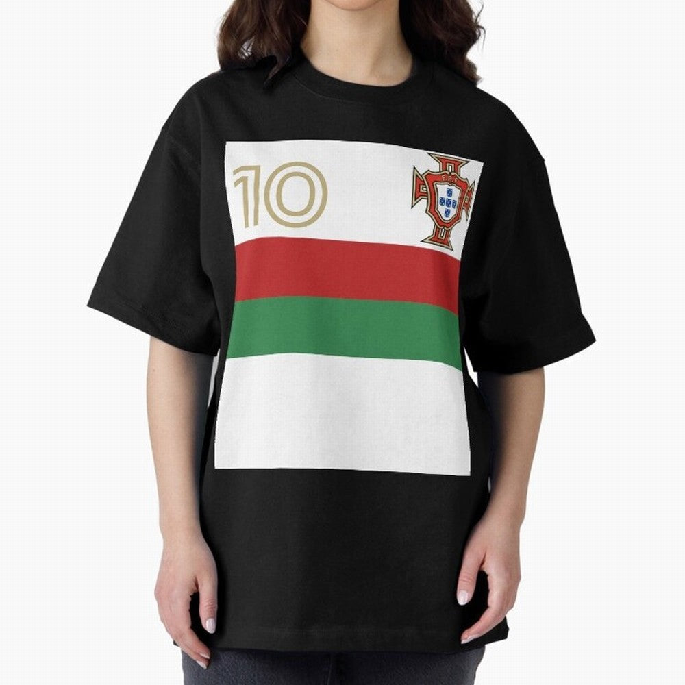 Portugal | 2026 World Cup Fan Apparel Oversized T-Shirt Bring Supporter Culture to FIFA World Cup 2026 USA Canada Mexico Spirit, Centered on Brazil, Messi, Soccer Culture, Superstar Moments, National Team Dreams and Competitive Fire; Made for