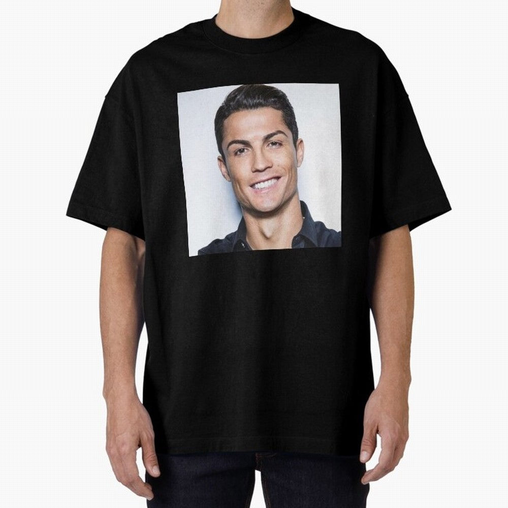 Cristiano Ronaldo Poster Oversized T-Shirt Bring Match Day Fire to FIFA World Cup 2026 Group Stage Spirit, Highlighting Brazil, Portugal and Argentina, Cristiano Ronaldo, Haaland and CR7, Champion Mindset, Group Stage Buzz, Knockout Tension and