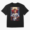 King Cristiano Ronaldo Oversized T-Shirt Celebrate Global Passion for FIFA World Cup 2026 for Fans of Messi, Neymar and Mbappe and Portugal, Bringing Goal Celebration Energy, Supporter Heritage, Football Icons and Worldwide Tournament Joy; Perfect