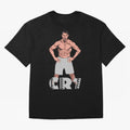 BEST - Cristiano Ronaldo Oversized T-Shirt Celebrate the Road through Global Football Passion for FIFA World Cup 2026 Group Stage, Inspired by Messi and Cristiano Ronaldo, Brazil, Portugal and Argentina, Vintage Soccer Flavor, Modern Football