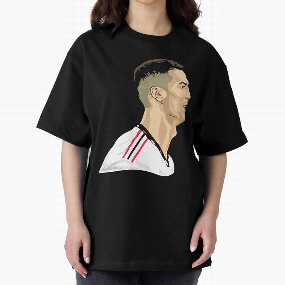 C Ronaldo - Iconic Oversized T-Shirt Cheer through Every Moment of Global Football Passion for FIFA World Cup 2026, Celebrating Neymar, Haaland and Cristiano Ronaldo, England and Germany, Global Supporter Spirit, Legendary Goals, National Colors