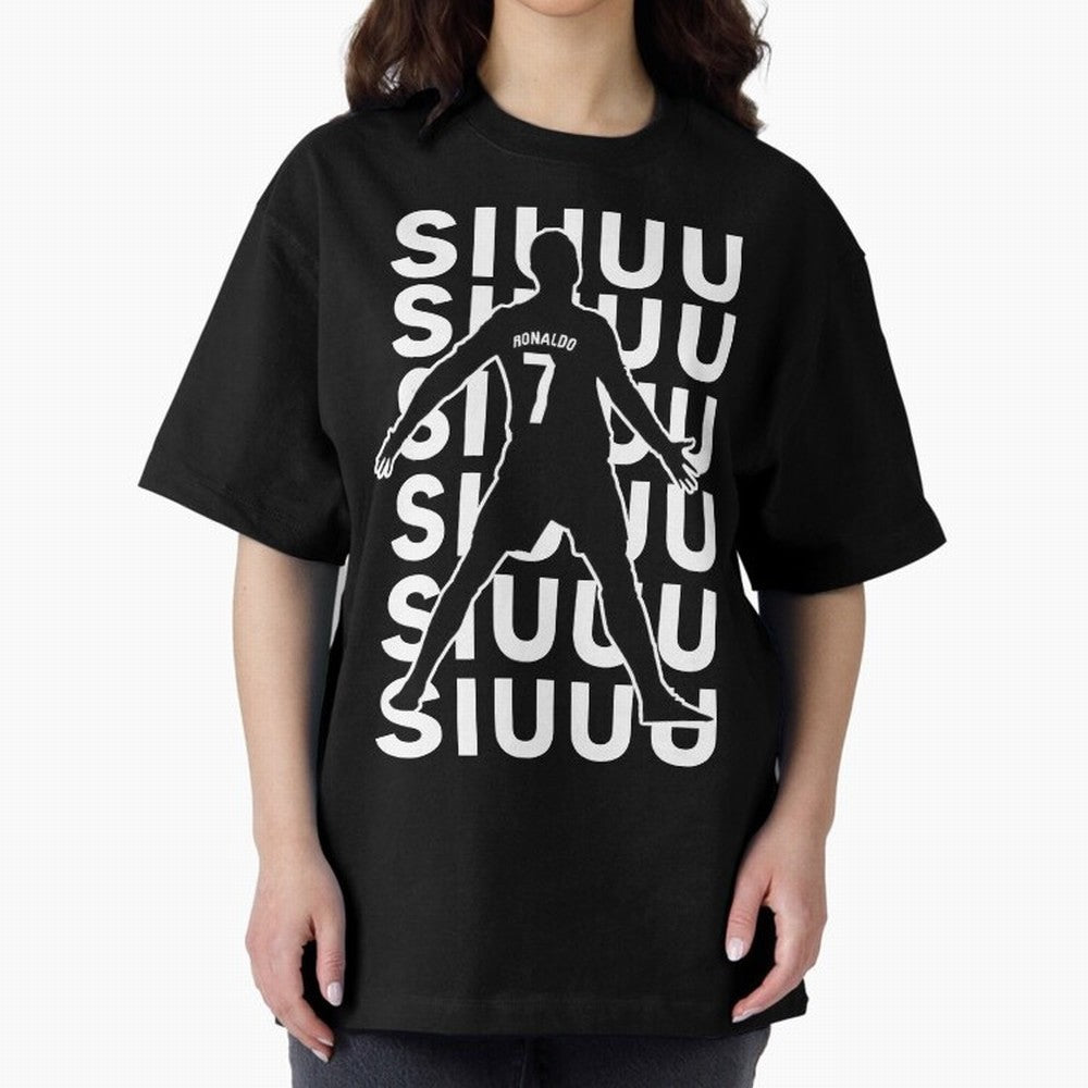 siuuu ronaldo Cristiano CR7 memes MUFC Oversized T-Shirt Celebrate Every Goal in Match Day Hype around FIFA World Cup 2026 USA Canada Mexico, Messi and Cristiano Ronaldo, Portugal, Retro Football Energy, Iconic Rivalries, Trophy Chase Drama and