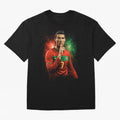 Cristiano Ronaldo Football Legend Oversized T-Shirt Enjoy Match Day Hype around FIFA World Cup 2026 Group Stage, CR7 and Messi, France and Portugal, Football History, Final Match Energy, Crowd Noise and Once in a Lifetime Moments; Ideal for Fans