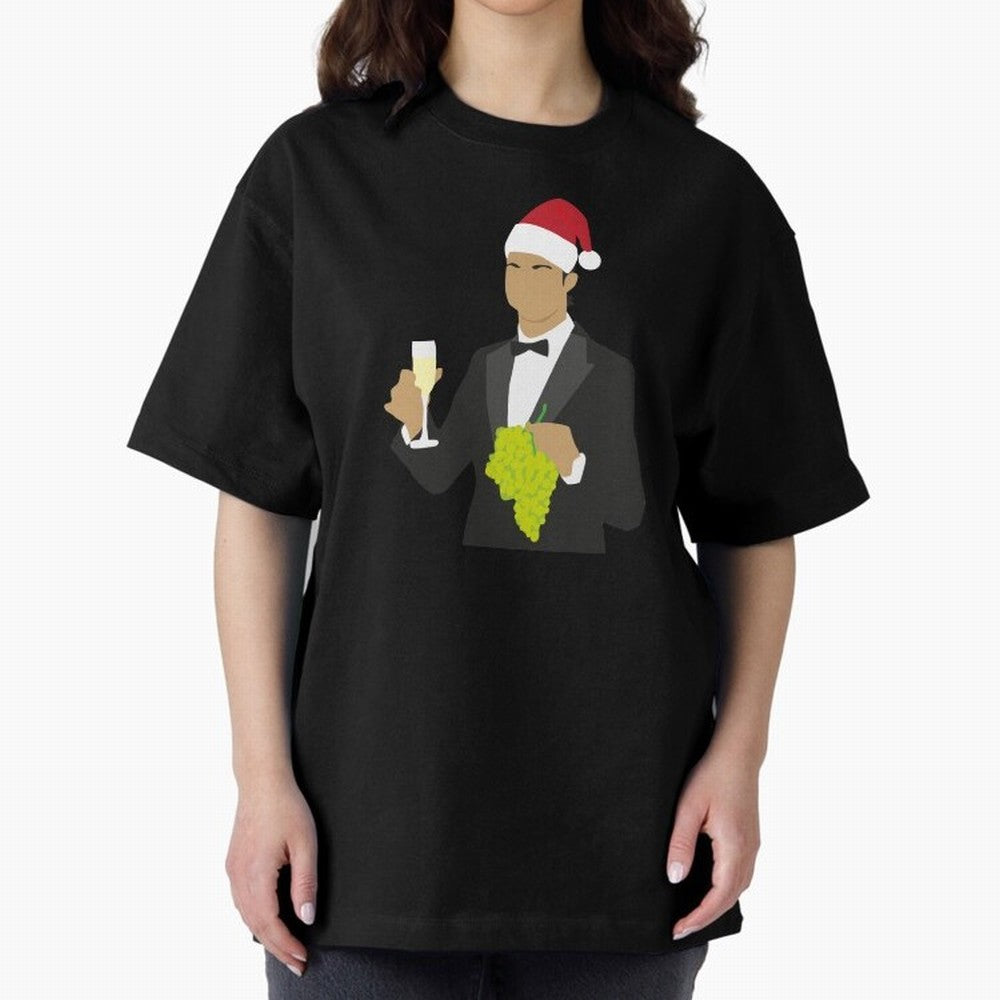 Cristiano Ronaldo enjoing Christmas Oversized T-Shirt Honor the Beautiful Game during FIFA World Cup 2026 Spirit, with Netherlands, Messi, Neymar and Mbappe, Sports Nostalgia, International Competition, Famous Players and Unforgettable Victories;
