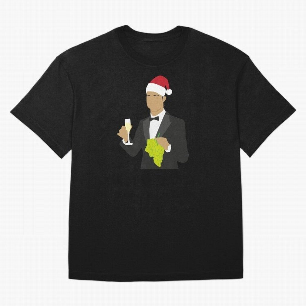 Cristiano Ronaldo enjoing Christmas Oversized T-Shirt Honor the Beautiful Game during FIFA World Cup 2026 Spirit, with Netherlands, Messi, Neymar and Mbappe, Sports Nostalgia, International Competition, Famous Players and Unforgettable Victories;