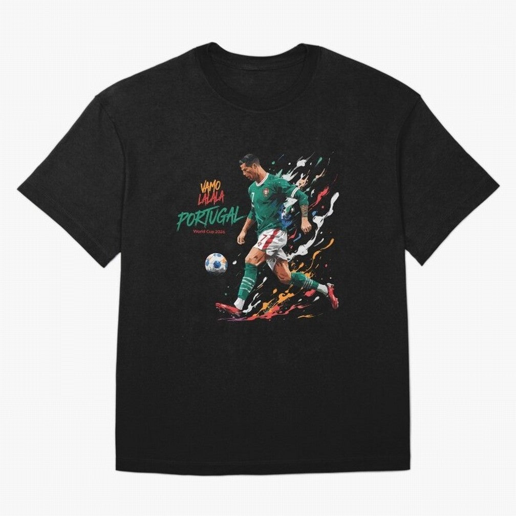 Portugal CR7 Fan World Cup 26 Oversized T-Shirt Turn Every Weekend Toward FIFA World Cup 2026 USA Canada Mexico for Fans of Cristiano Ronaldo, Haaland and CR7 and England, Bringing Game Day Rituals, Football Legends, Country Pride and the Road to