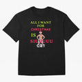 All i want for christmas is siuuu Oversized T-Shirt Show Your Tournament Heart for FIFA World Cup 2026 Spirit, Centered on Netherlands, Mbappe, Football History, Final Match Energy, Crowd Noise and Once in a Lifetime Moments; Ideal for Passionate