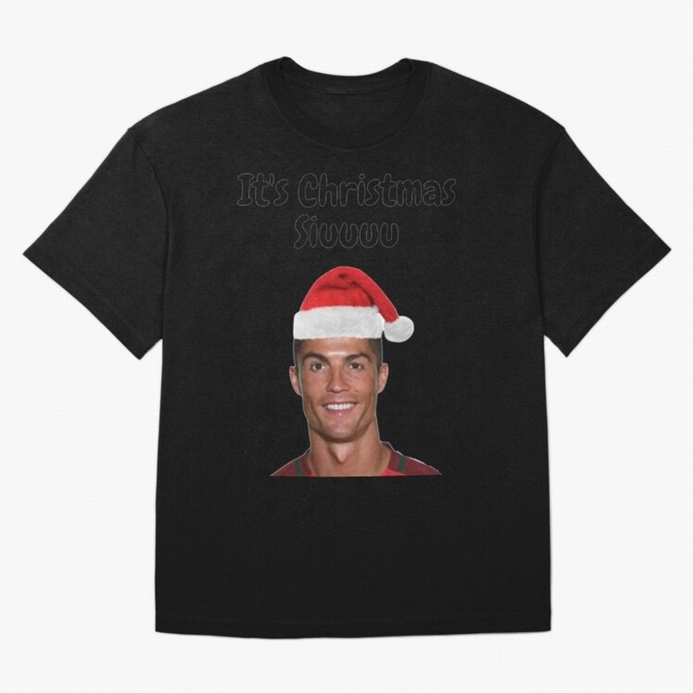 Cristiano Ronaldo Siuuu Funny Christmas Sweater Oversized T-Shirt Bring Global Tournament Vibes to the FIFA World Cup 2026 Journey through Haaland and Mbappe Highlights, Germany Pride, Football Festival Excitement, Trophy Ambitions, Country