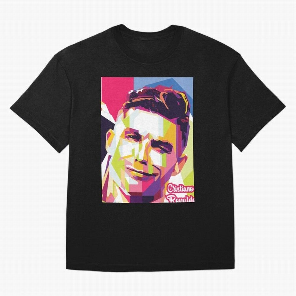 Cristiano Ronaldo Cristiano Ronaldo Oversized T-Shirt Fuel FIFA World Cup 2026 for Fans of Mbappe and Neymar and Spain and Netherlands, Bringing Championship Spirit, Famous Goals, Roaring Crowds and International Football Unity; Perfect for Fans,