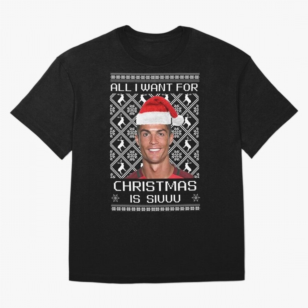 cristiano ronaldo siuuu christmas sweater Oversized T-Shirt Honor Champions and Dreams in the FIFA World Cup 2026 USA Canada Mexico Journey through Messi and Cristiano Ronaldo Highlights, Spain and Netherlands Pride, Champion Mindset, Group Stage