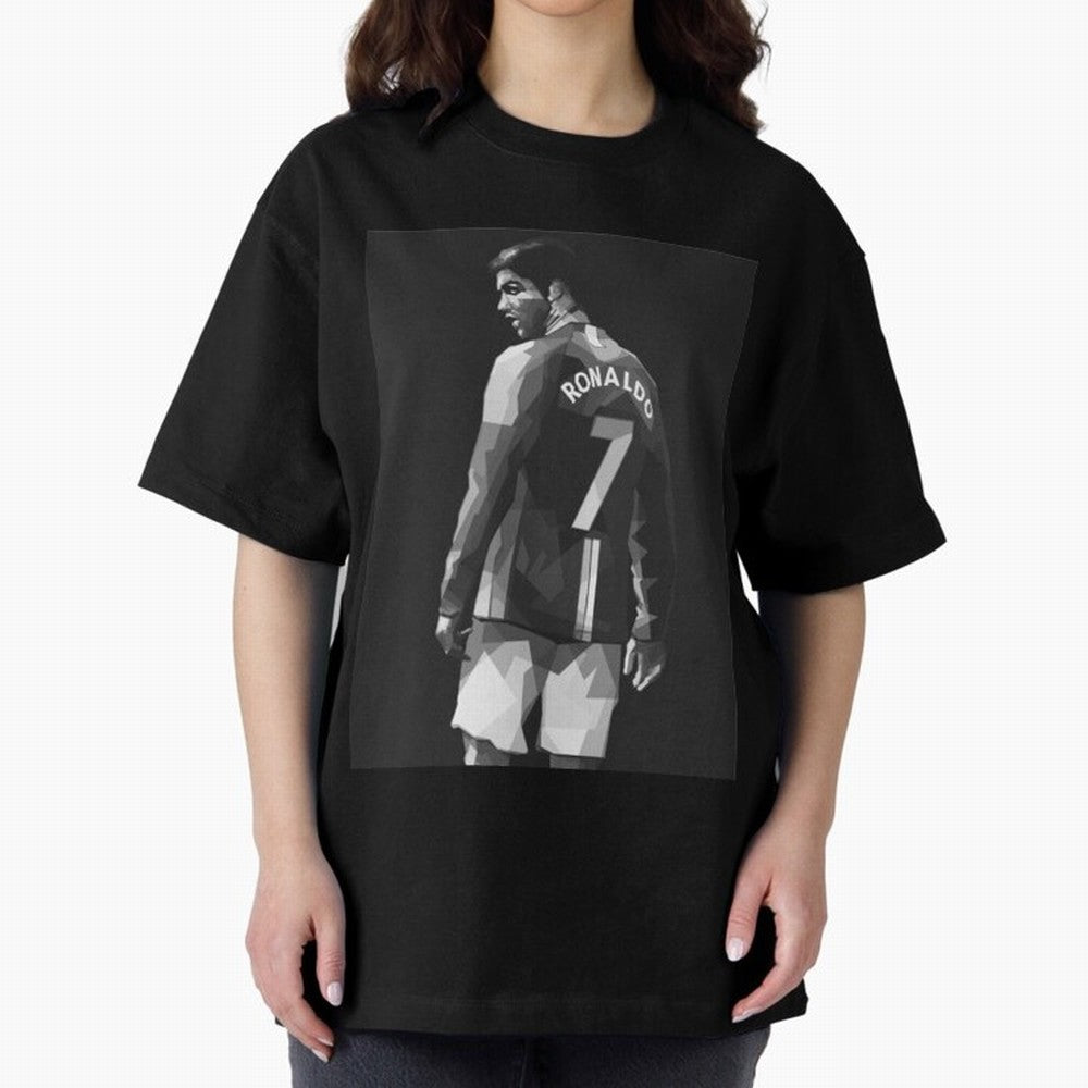 Cristiano Ronaldo Cristiano Ronaldo Oversized T-Shirt Celebrate Global Passion for FIFA World Cup 2026 Group Stage Spirit, Centered on Germany, Neymar, Haaland and Cristiano Ronaldo, Football Festival Excitement, Trophy Ambitions, Country Rivalries
