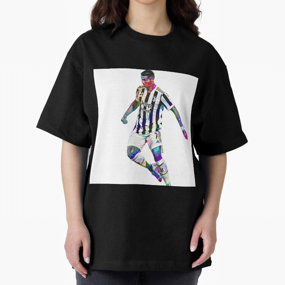 Cristiano Ronaldo art design. Cristiano Ronaldo sketch art Oversized T-Shirt Carry Global Football Passion for FIFA World Cup 2026 USA Canada Mexico, Centered on CR7, Spain, Soccer Culture, Superstar Moments, National Team Dreams and Competitive