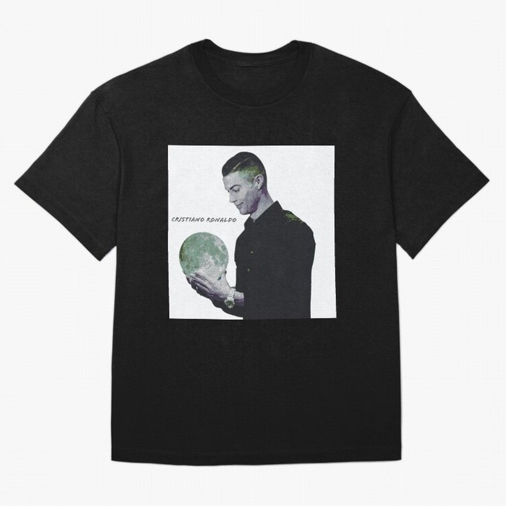 Cristiano Ronaldo art illustration. Cristiano Ronaldo sketch art Oversized T-Shirt Mark FIFA World Cup 2026 Spirit, Capturing Germany, Neymar, Supporter Pride, Iconic Celebrations, Legendary Names and Global Match Day Energy; Perfect for People Who
