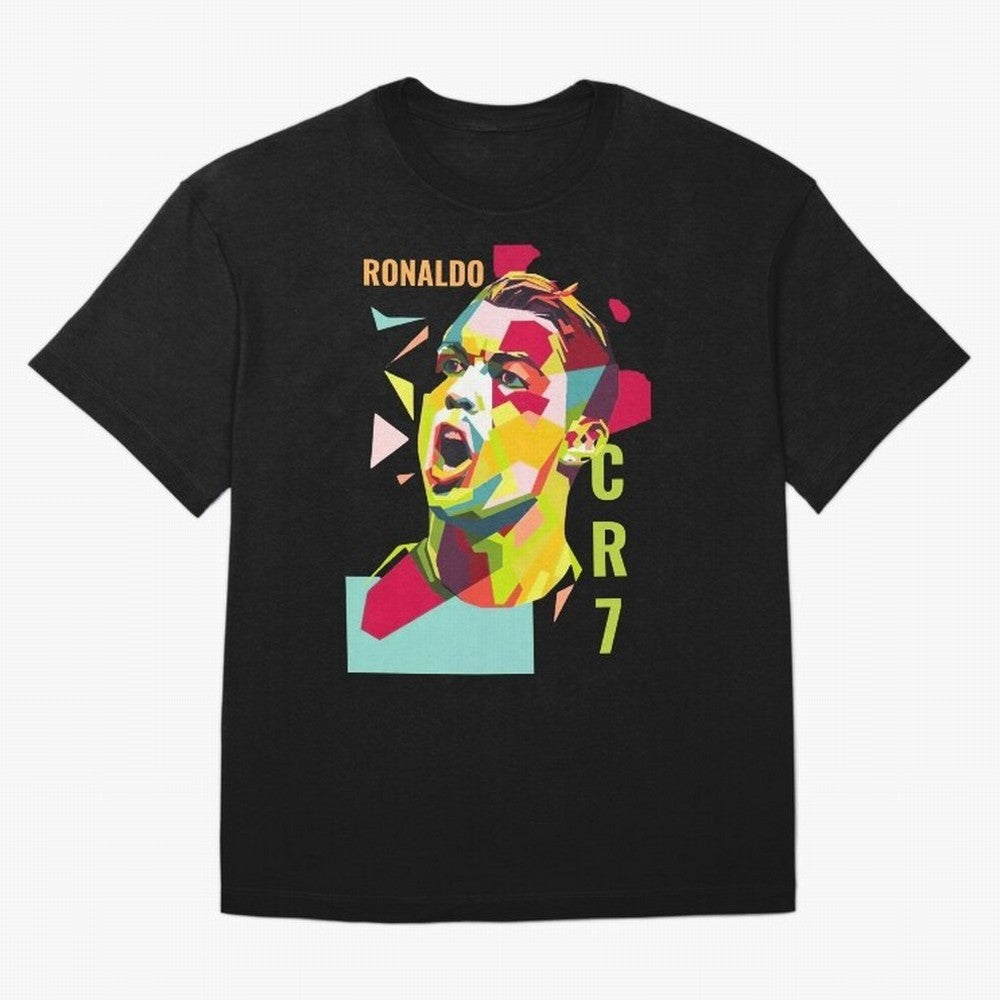 RONALDO CR7 Design Oversized T-Shirt Feel the Roar of Match Day Hype around FIFA World Cup 2026 USA Canada Mexico, Mbappe, Argentina, France and Brazil, Classic Soccer Heritage, Championship Pressure, Fan Loyalty and International Pride; Created