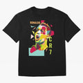 RONALDO CR7 Design Oversized T-Shirt Feel the Roar of Match Day Hype around FIFA World Cup 2026 USA Canada Mexico, Mbappe, Argentina, France and Brazil, Classic Soccer Heritage, Championship Pressure, Fan Loyalty and International Pride; Created