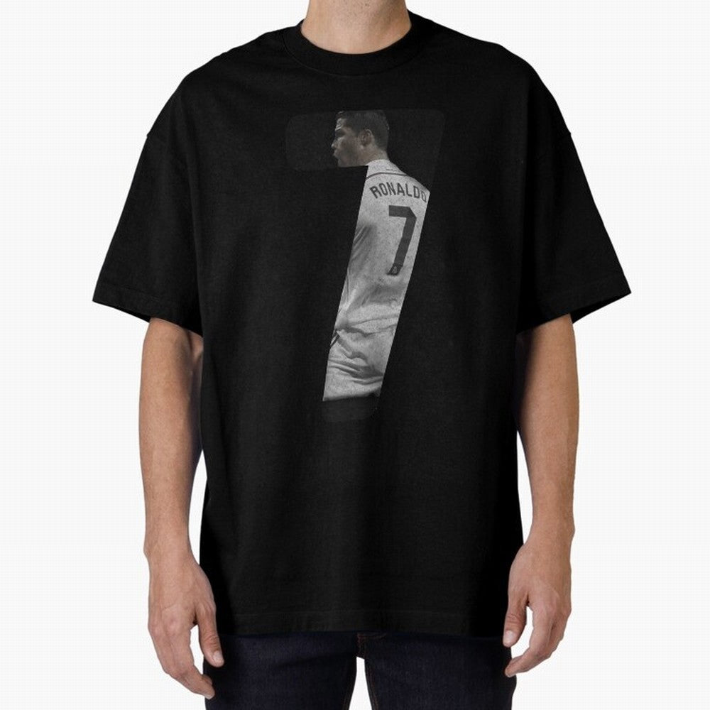 Cristiano Ronaldo shirt number manipulation Oversized T-Shirt Show Your Stadium Side during Match Day Hype around FIFA World Cup 2026, Mbappe, Brazil, Portugal and Argentina, Football Passion, Legendary Performances, Festival Vibes and Supporter