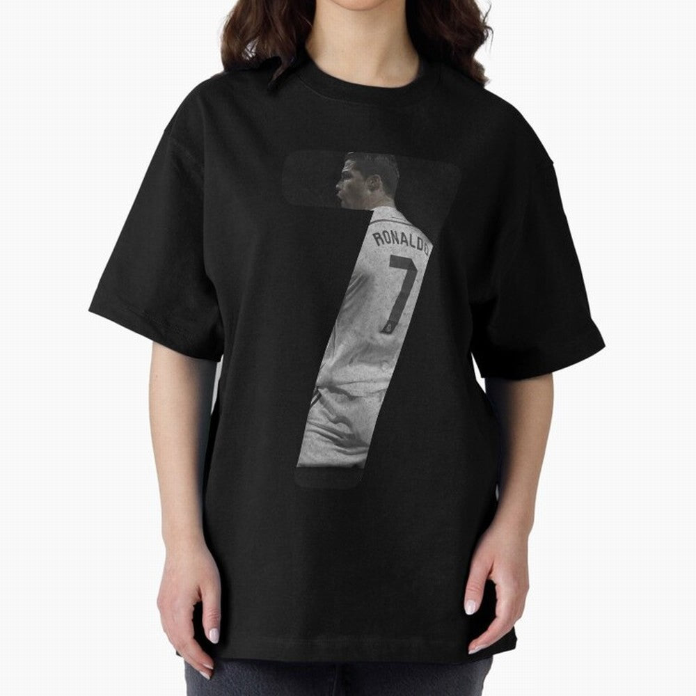 Cristiano Ronaldo shirt number manipulation Oversized T-Shirt Show Your Stadium Side during Match Day Hype around FIFA World Cup 2026, Mbappe, Brazil, Portugal and Argentina, Football Passion, Legendary Performances, Festival Vibes and Supporter